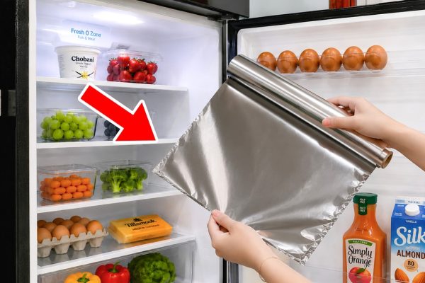 Zutaten wie Essig, Natron und Zitrone zur effizienten Reinigung auf einer Küchenarbeitsplatte bereitgestellt.